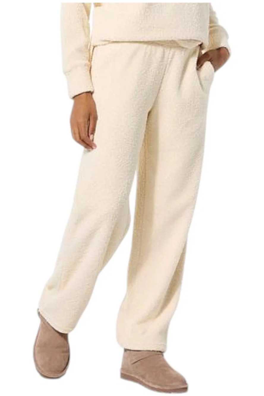 Comfort Code Women's Marshmallow Knit Pull-On Pant Cream - Regular